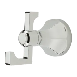 Arterra 2" Square-J Robe Hook in Polished Chrome