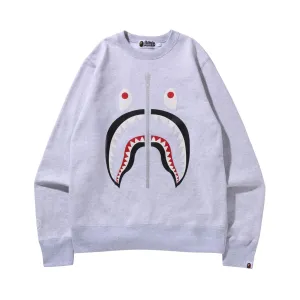 BAPE Shark Crewneck, Gray