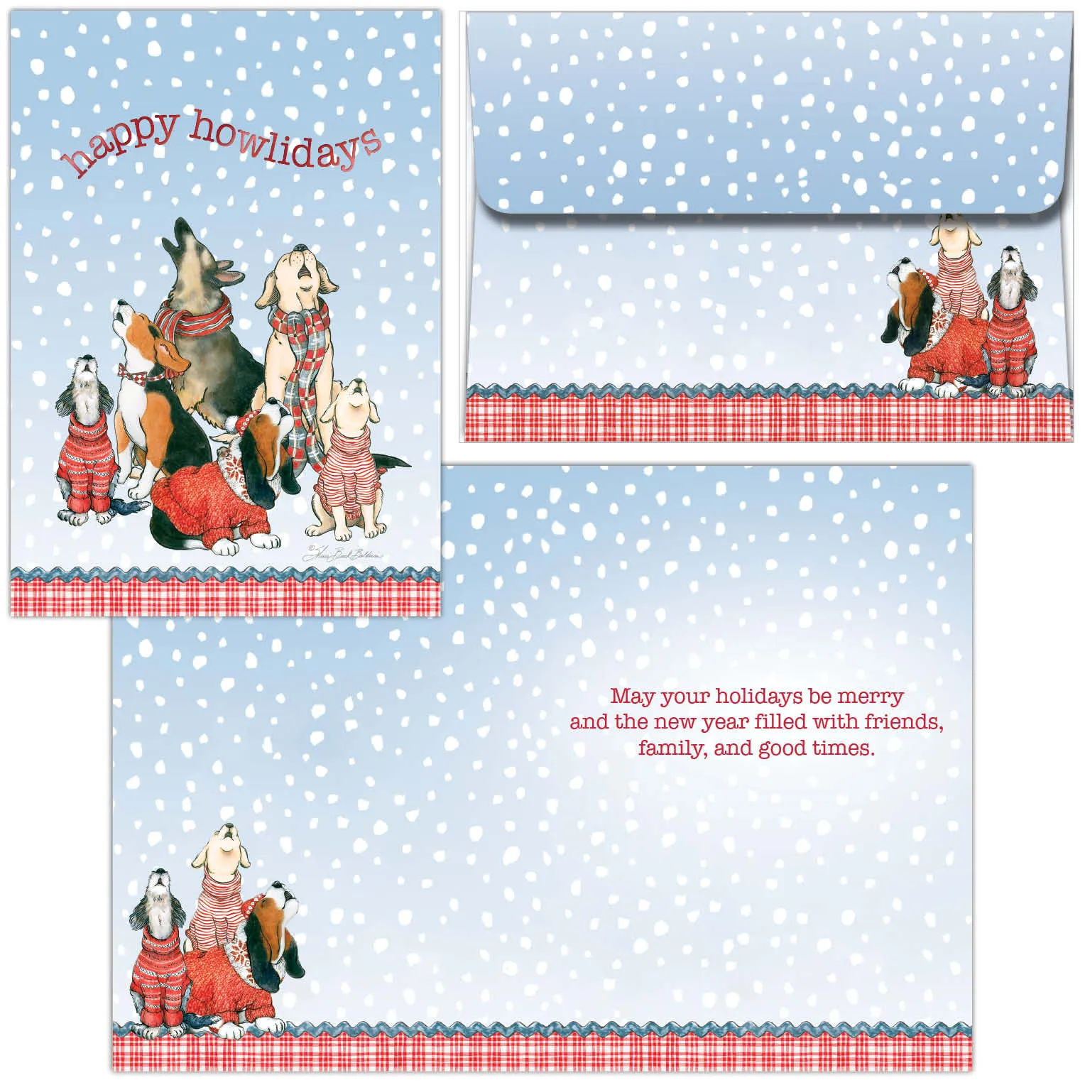 Canine Choir - 26 Special Finish Boxed Christmas Cards