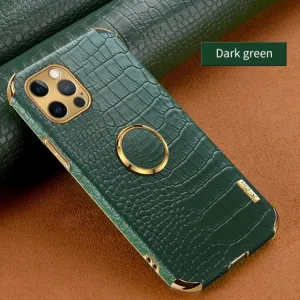 Crocodile Pattern Leather Holder Case For iPhone 11 12 Pro Max XR X XS Max 7 8 Plus Case For iPhone 12 Mini SE 2020 Phone Cover|Phone Case & Covers|