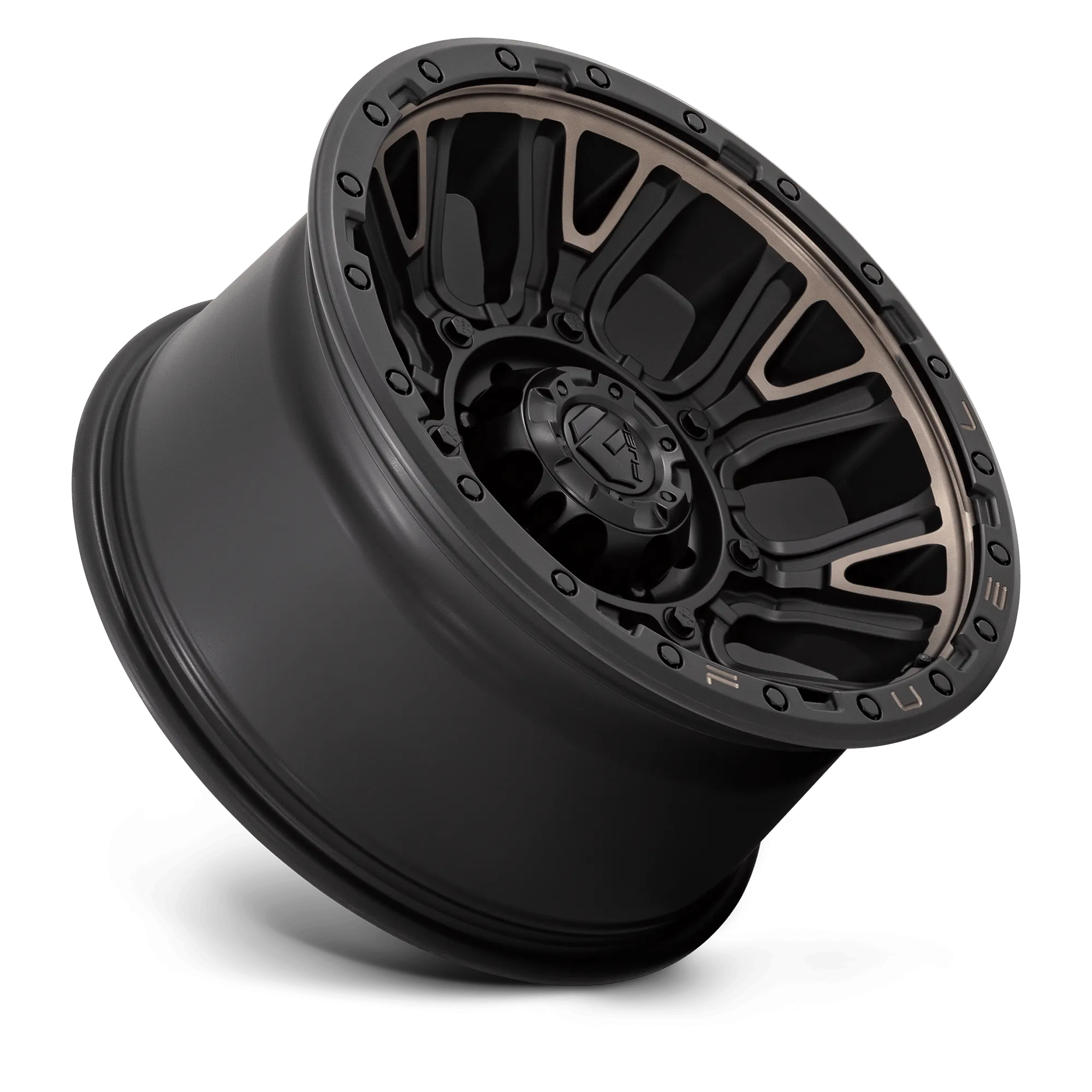 Fuel Traction Wheels Matte Black w/ Double Dark Tint D824 | 2022-2025 Toyota Tundra (Multiple Size Options)