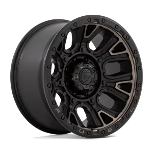 Fuel Traction Wheels Matte Black w/ Double Dark Tint D824 | 2022-2025 Toyota Tundra (Multiple Size Options)