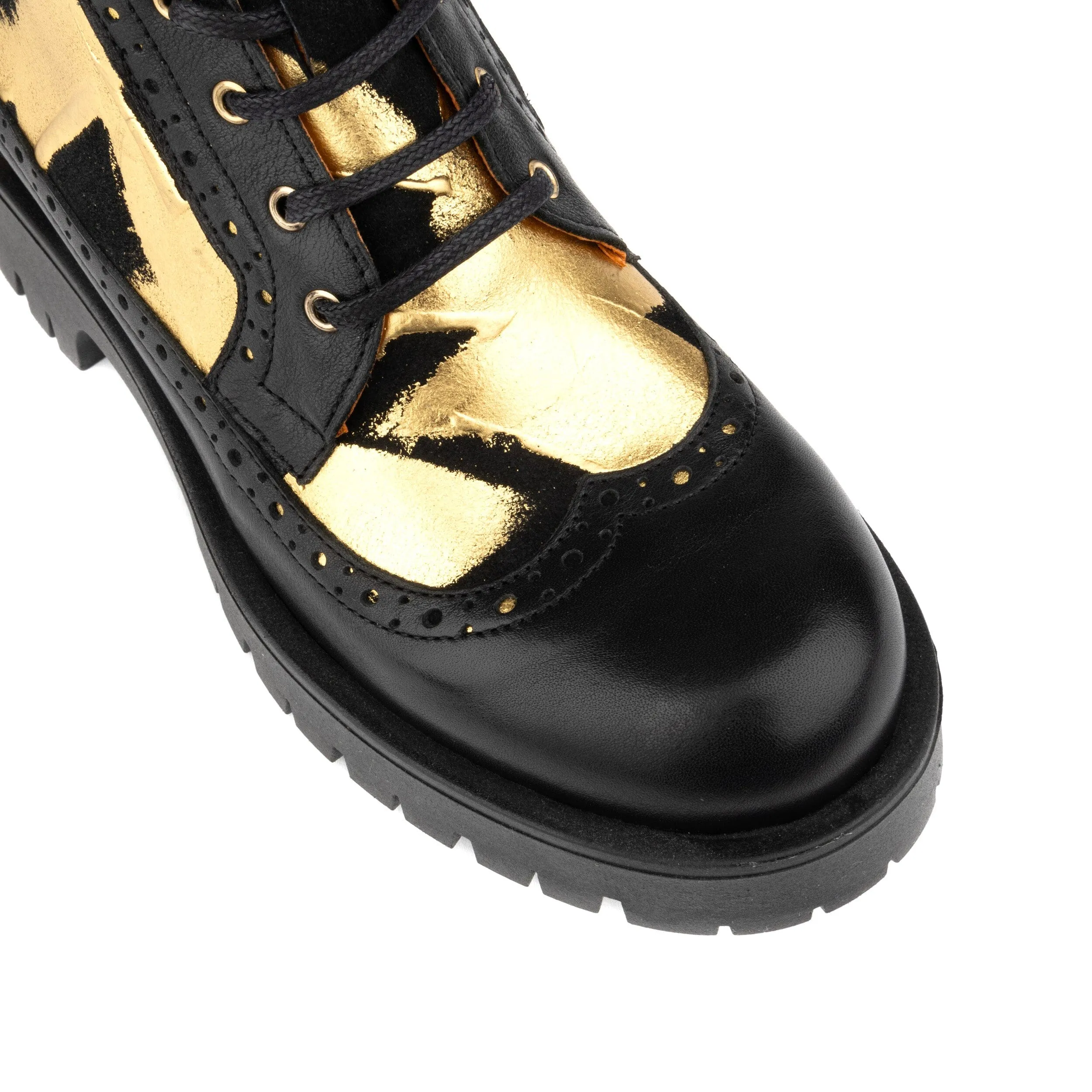 Hatter Platform - Gold & Black