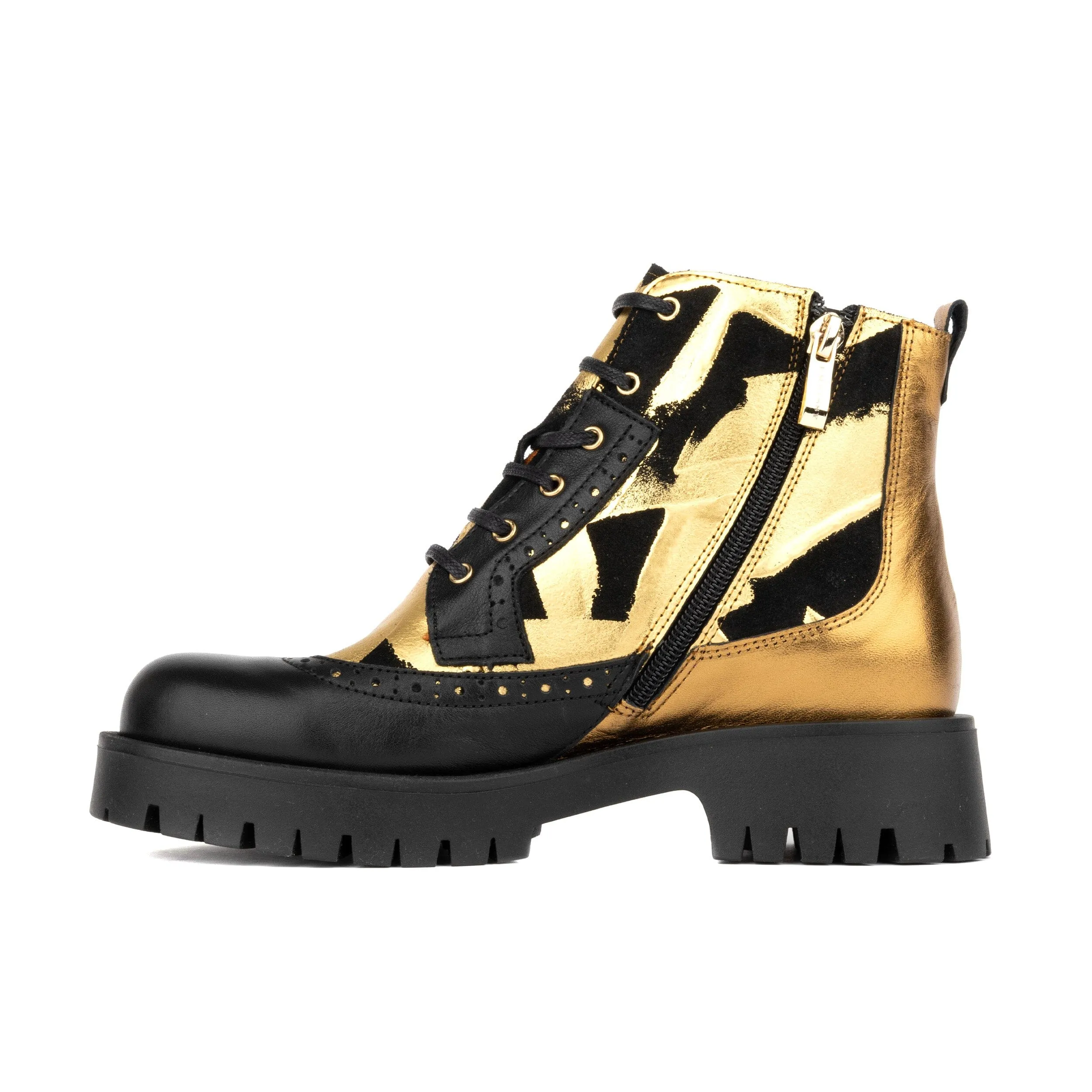 Hatter Platform - Gold & Black