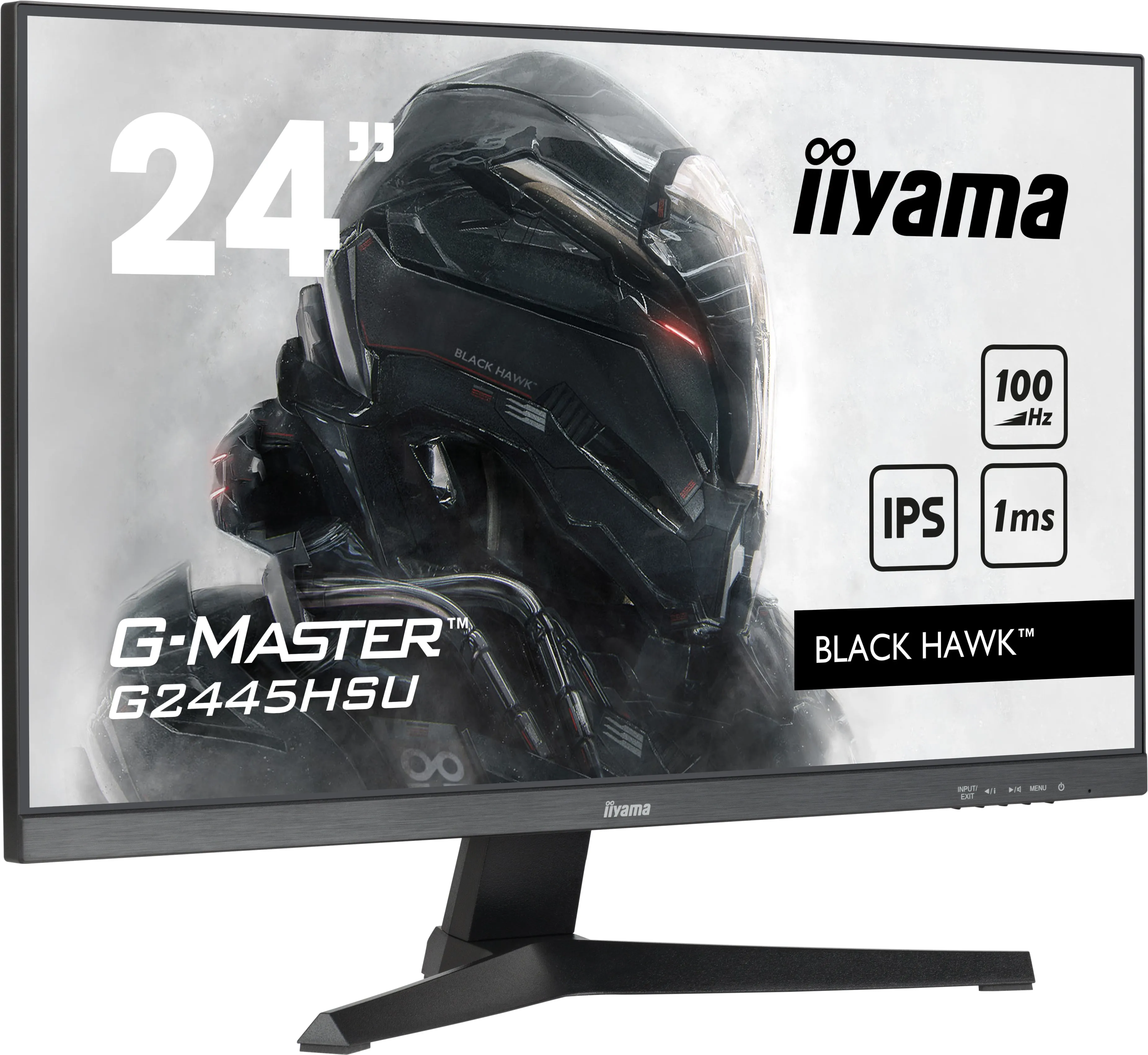 Iiyama G-Master Black Hawk G2445hsu-B1 - Led Monitor - 24" - 1920 X 1080 Full Hd (1080P) @ 100 Hz - Ips - 250 Cd/M� - 13