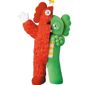 Kachamukku- Green Red Fine Art Toy by Kaws- Brian Donnelly