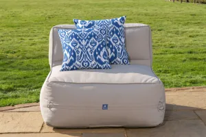 Luxury Garden Cushion in Medina Azure Blue