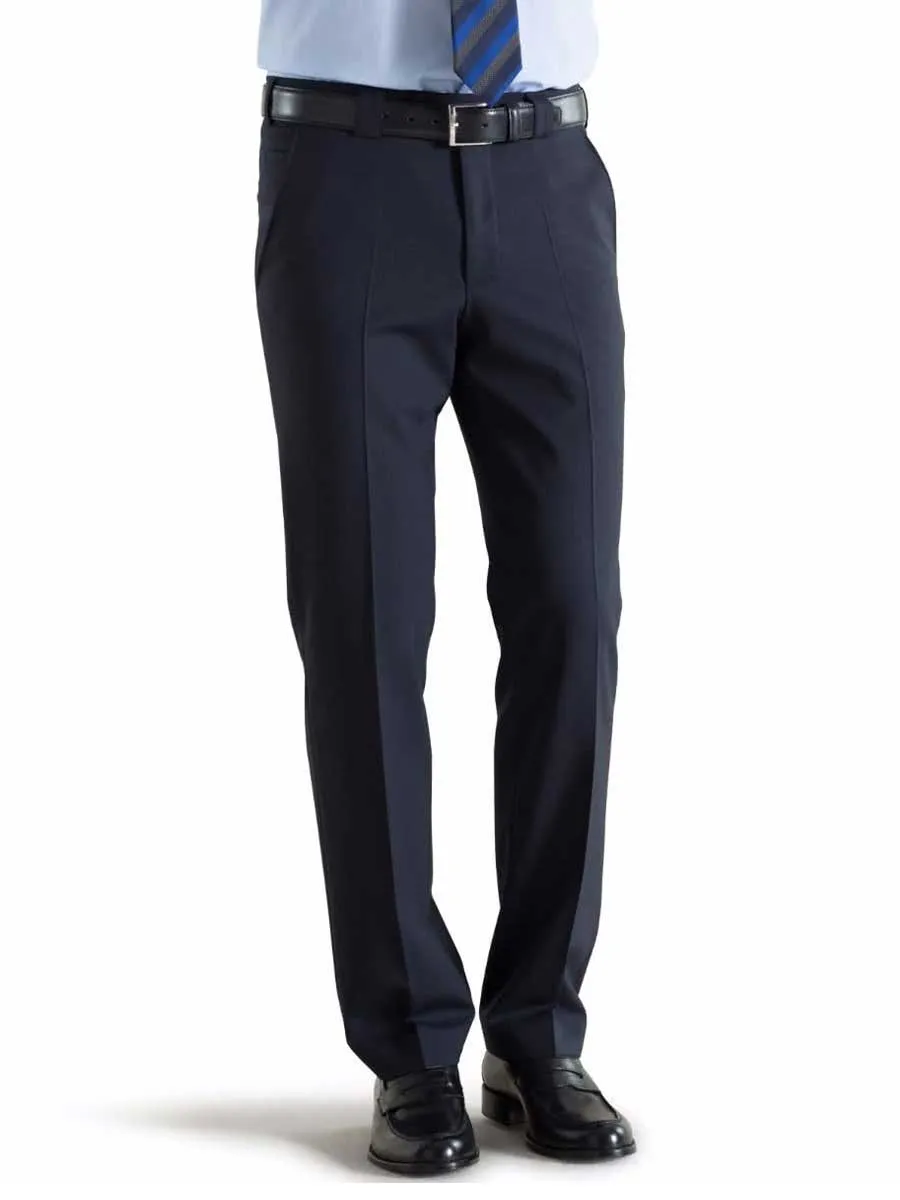 MEYER Roma Trousers - 344 Tropical Wool-Mix - Navy