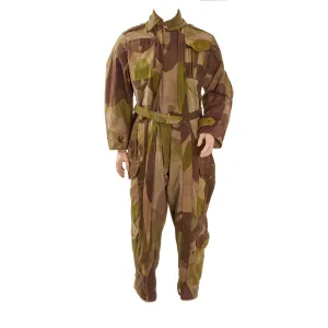 Original British WWII 1944 Dated Tank Crewman Denison Brushstroke Camouflage “Pixie Suit” Coveralls - MINT Condition