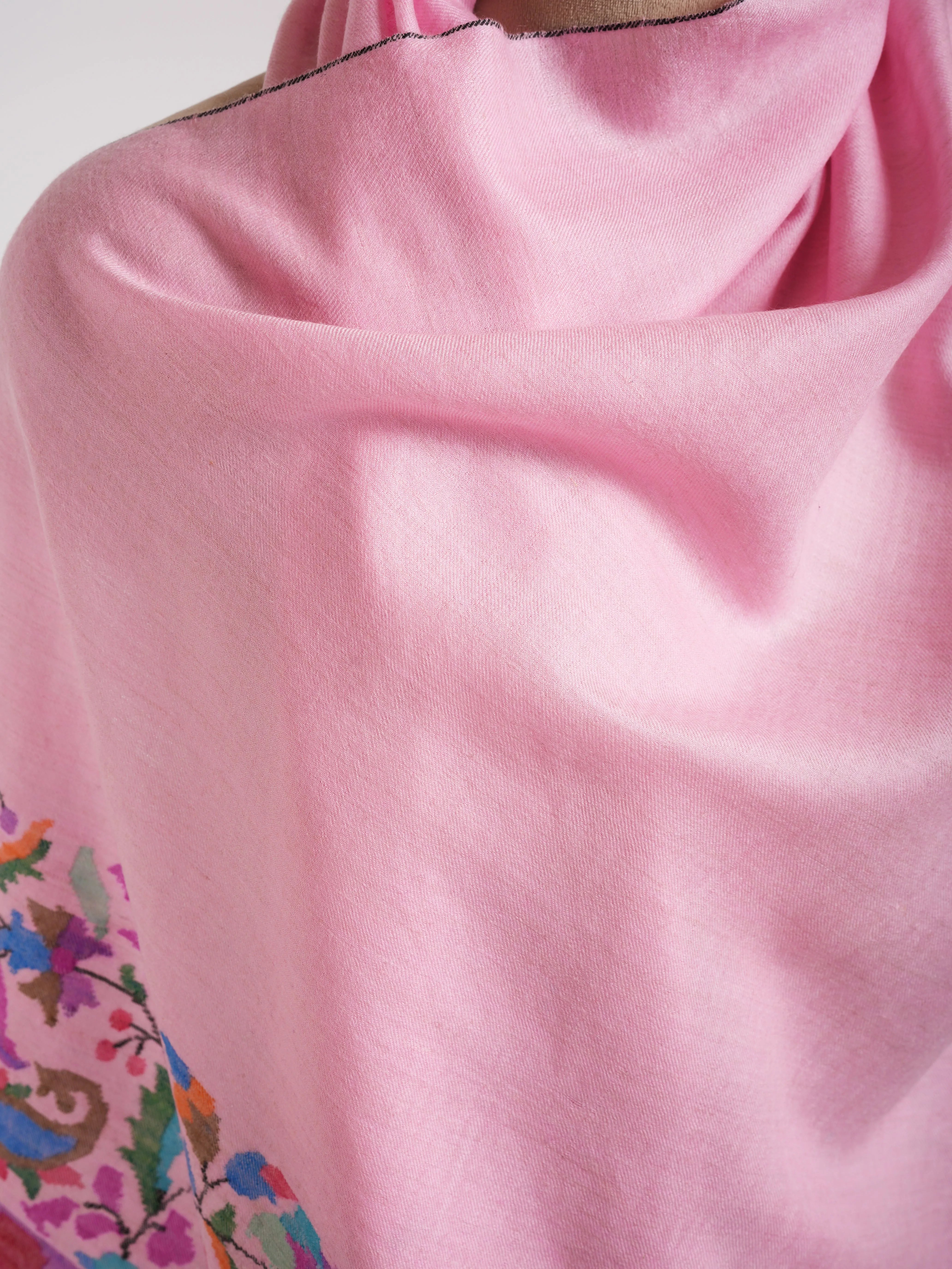 Pink Kani Cashmere Scarf - CORDOVA