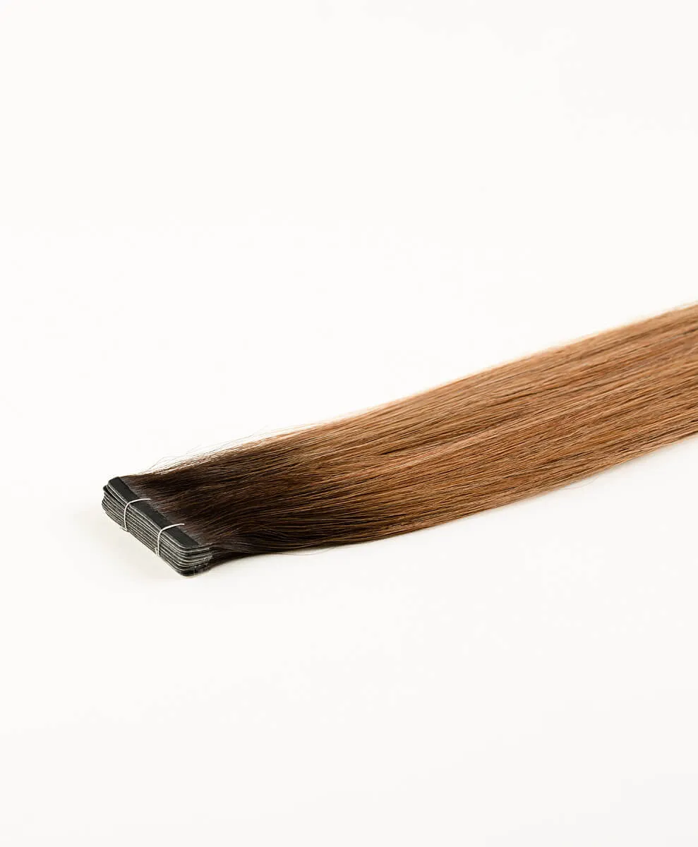 Rooted Light Brown, 22" Ultra Slim Tape-In Extensions, #R35