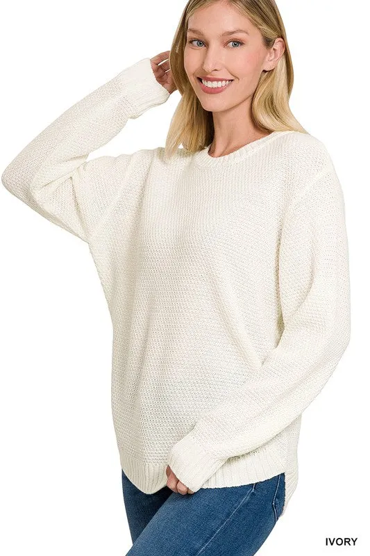 Round Neck Basic Sweater