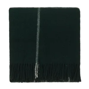 Saldus Wool Blanket [Dark green/Cream]