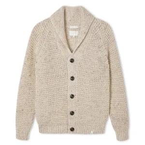 Skiddaw Waffle Shawl Wool Cardigan