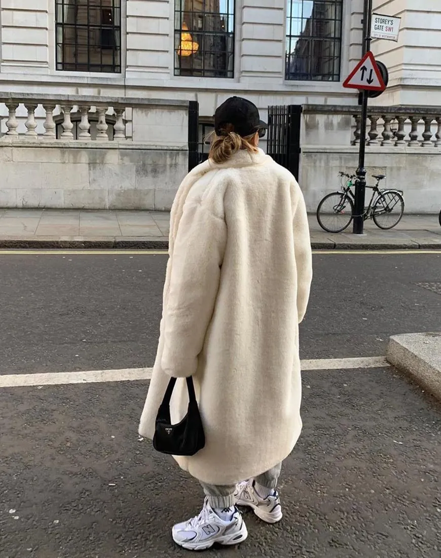 Terence Coat in Ivory