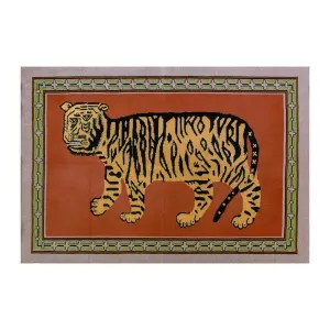 Tiger Carpet Cashmere Blankets by Saved NY