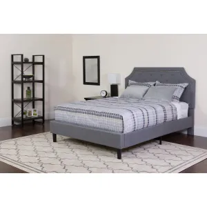 Twin Platform Bed Set-Gray SL-BM-9-GG